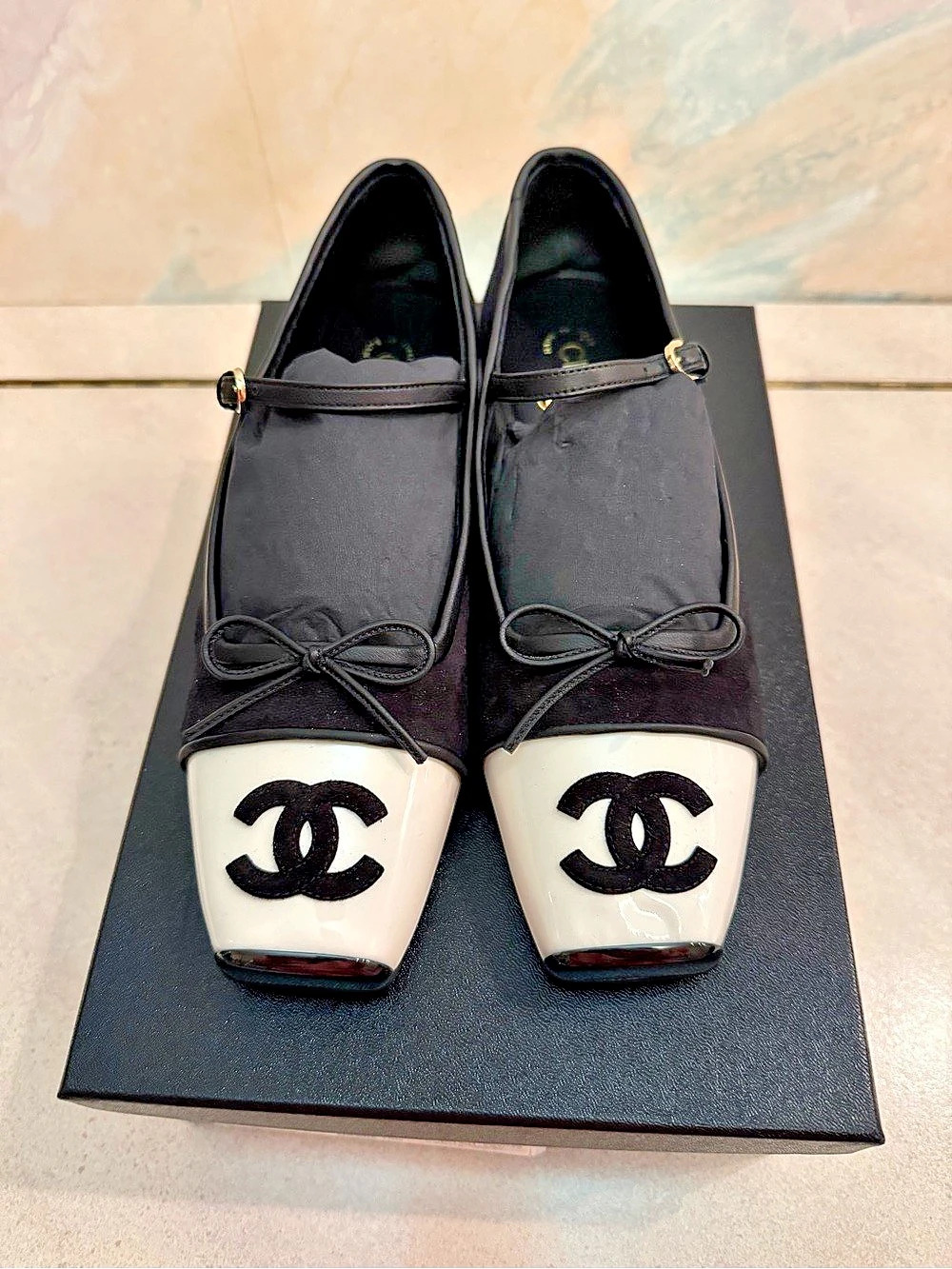 Chanel Mary Janes size 40.5 NWT